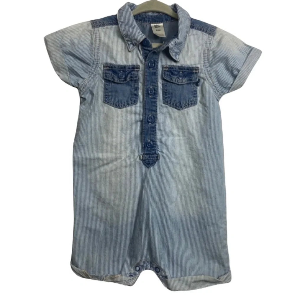 Baby Bgosh Chambray Denim Outfit 24‎ months